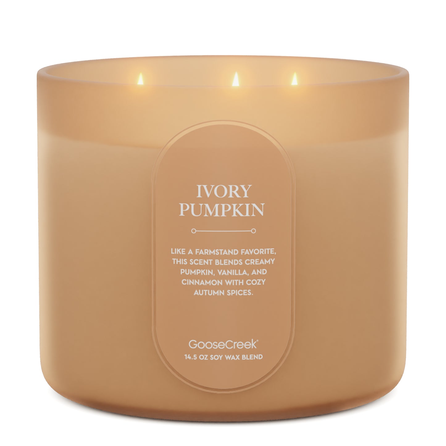 Ivory Pumpkin 3-Wick Candle