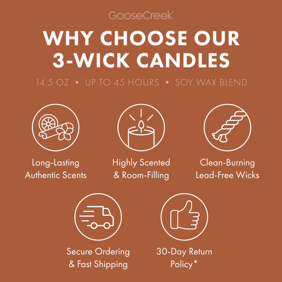 Jack-O-Lantern Large 3-Wick Candle