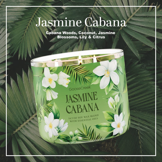 Jasmine Cabana Large 3-Wick Candle