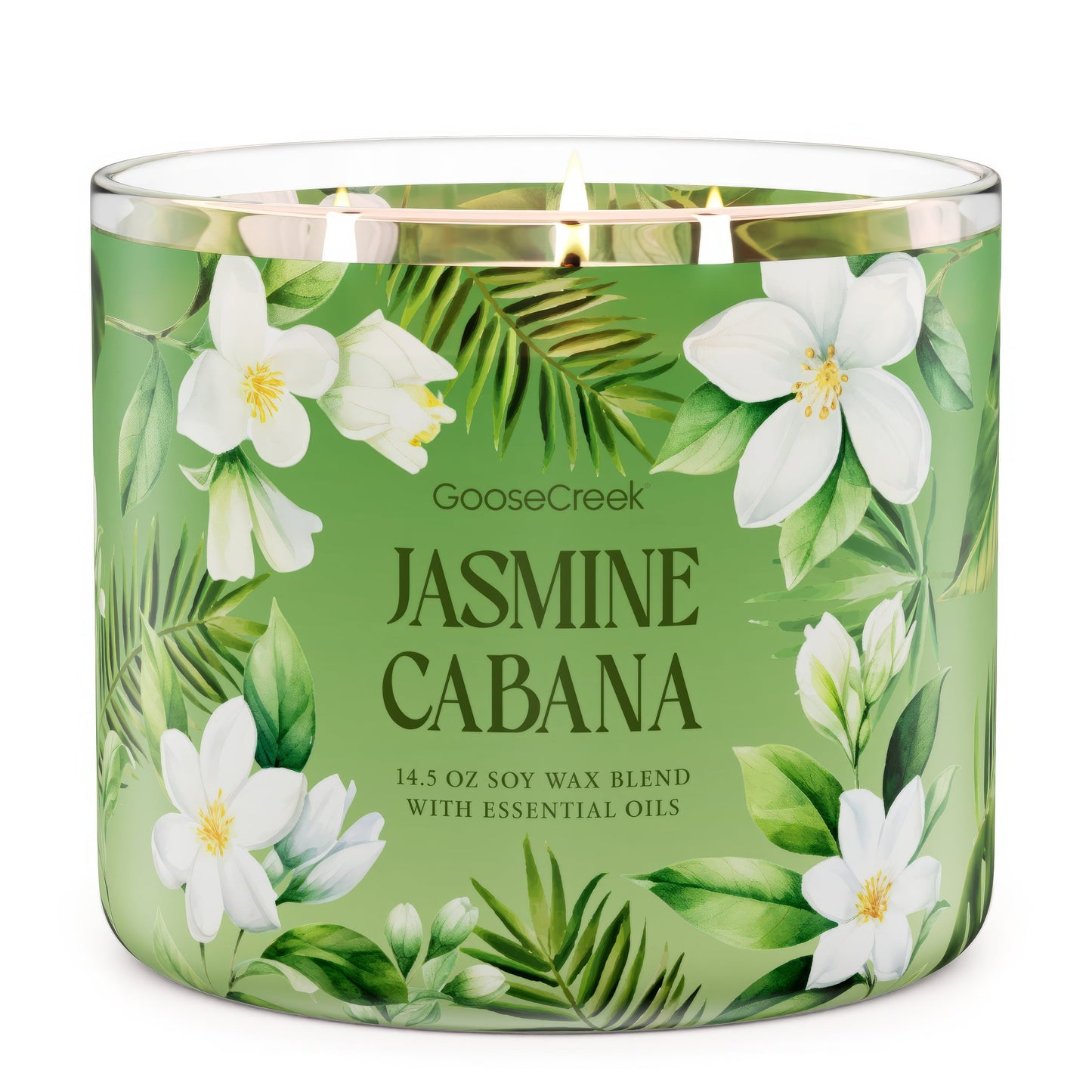 Load image into Gallery viewer, Jasmine Cabana Large 3-Wick Candle
