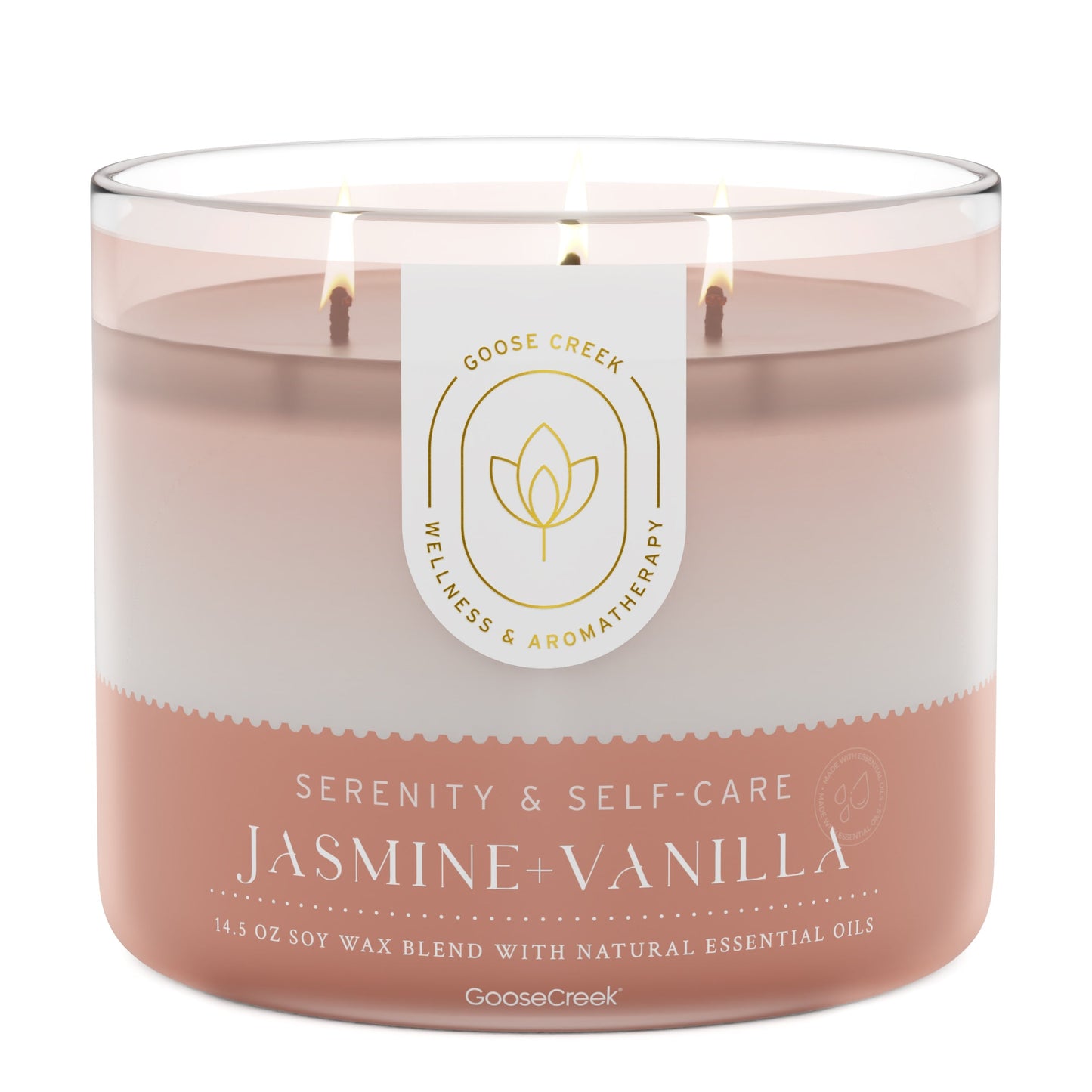 Jasmine & Vanilla Aromatherapy 3-Wick Candle