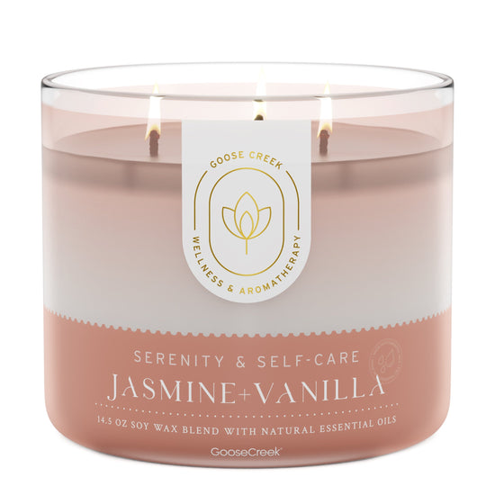 Jasmine & Vanilla Aromatherapy 3-Wick Candle