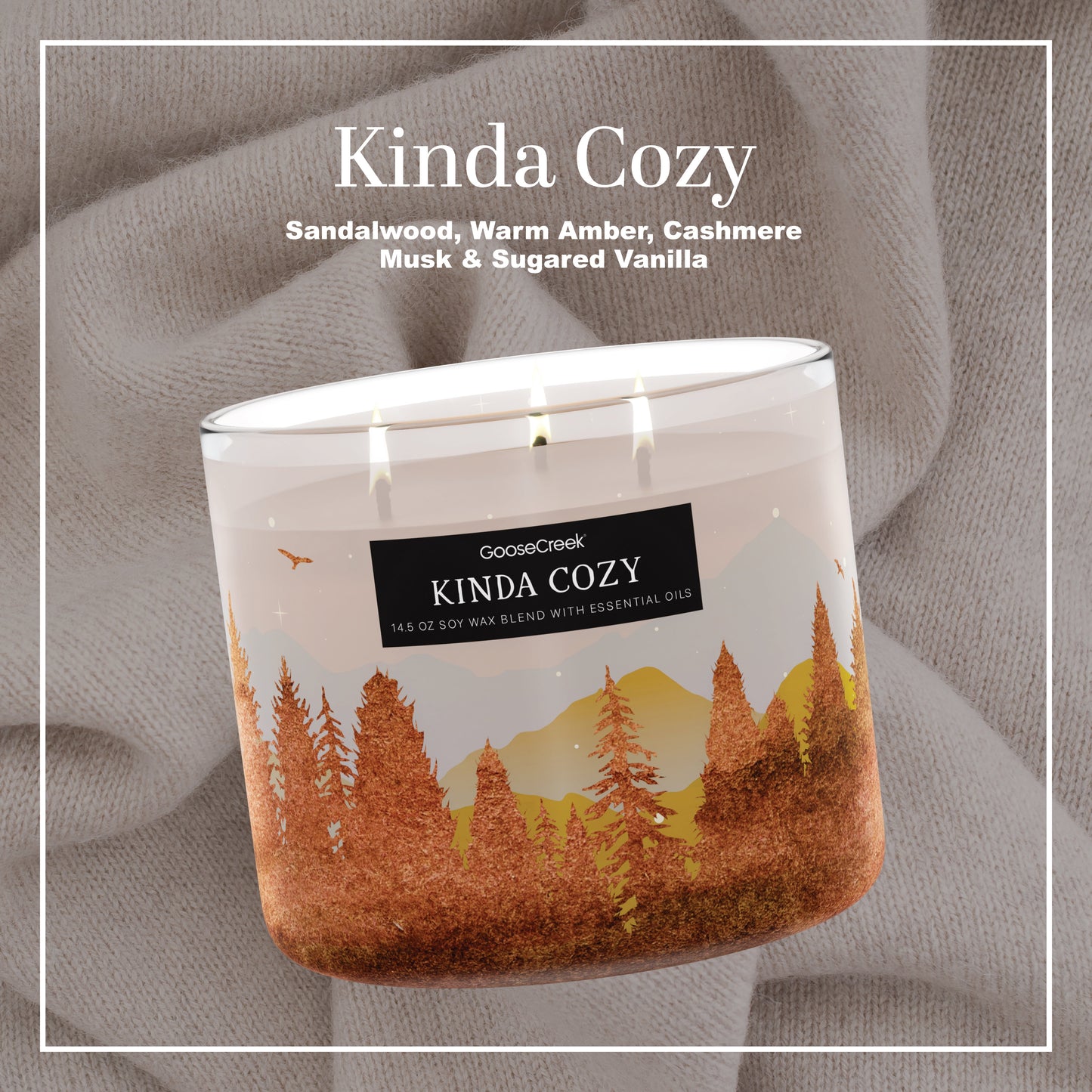 Kinda Cozy 3-Wick Candle