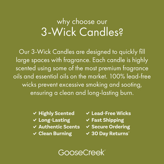 Lakeside Leaves 3-Wick Candle