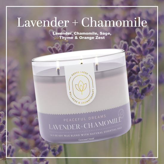 Lavender & Chamomile Aromatherapy 3-Wick Candle