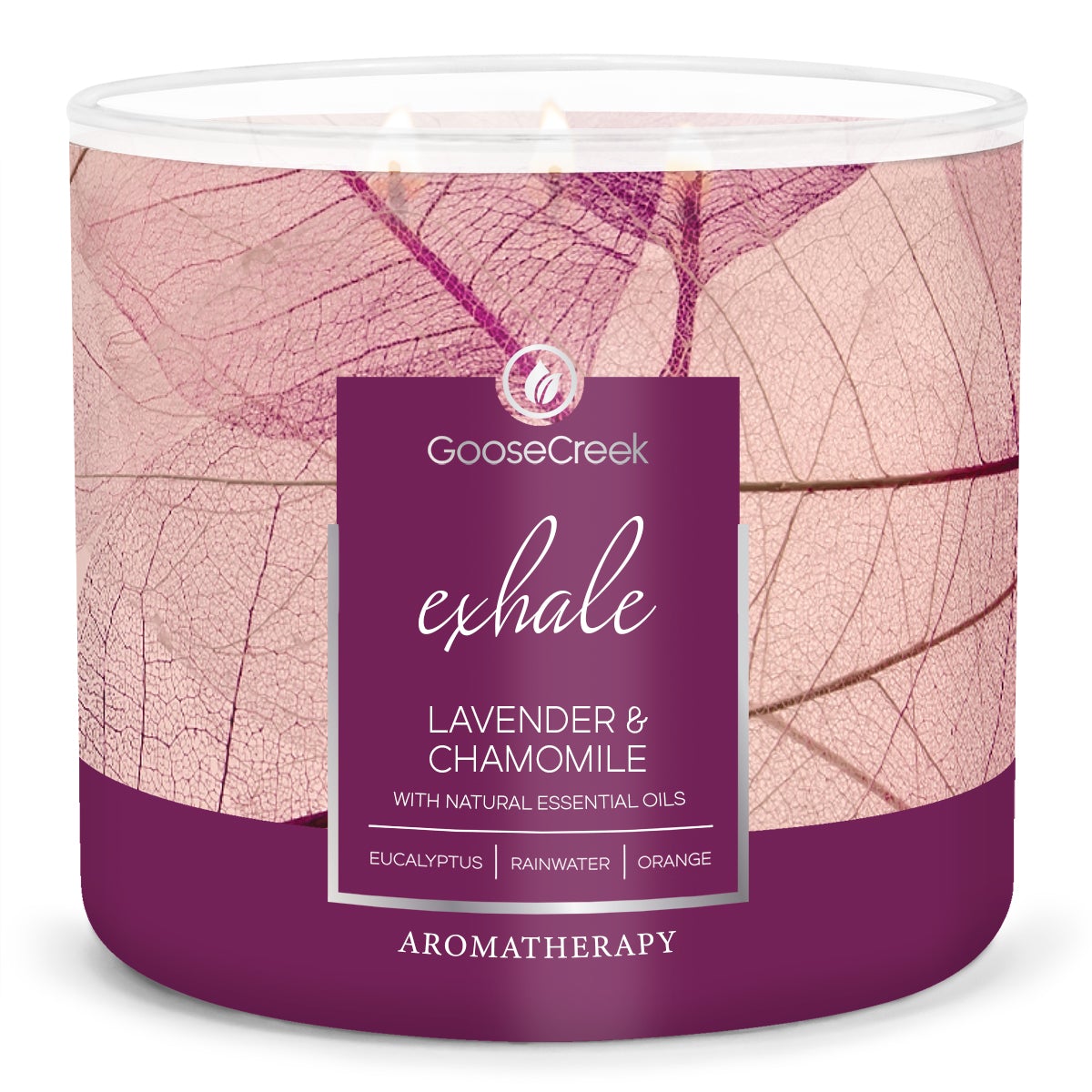 Lavender & Chamomile Aromatherapy Large 3-Wick Candle