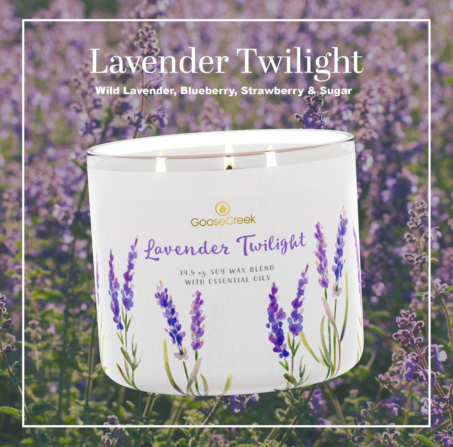 Lavender Twilight Large 3-Wick Candle