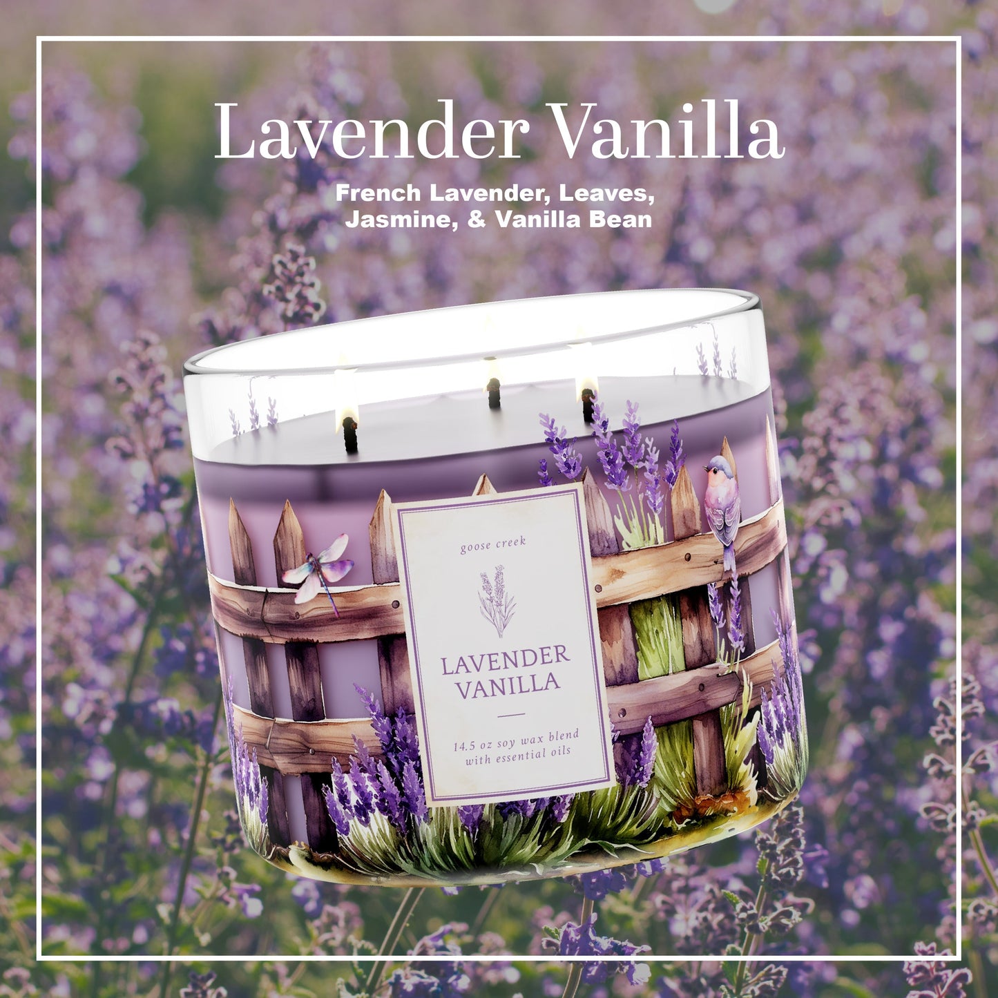 Lavender Vanilla 3-Wick Candle