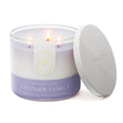 Load image into Gallery viewer, Lavender &amp;amp; Vanilla Aromatherapy 3-Wick Candle
