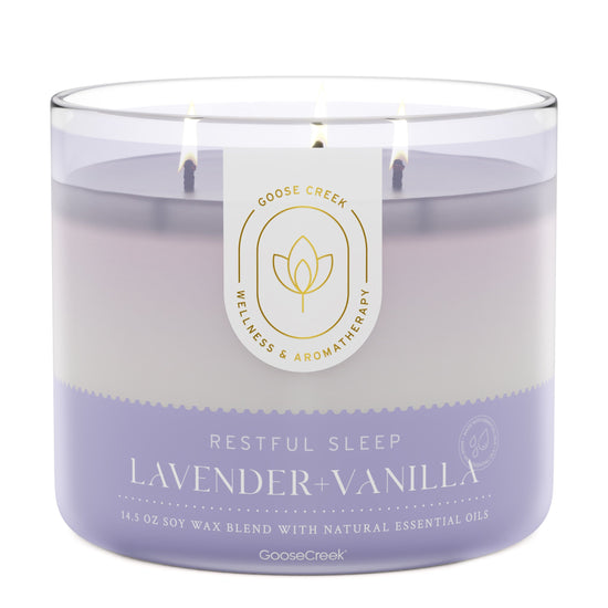 Lavender & Vanilla Aromatherapy 3-Wick Candle