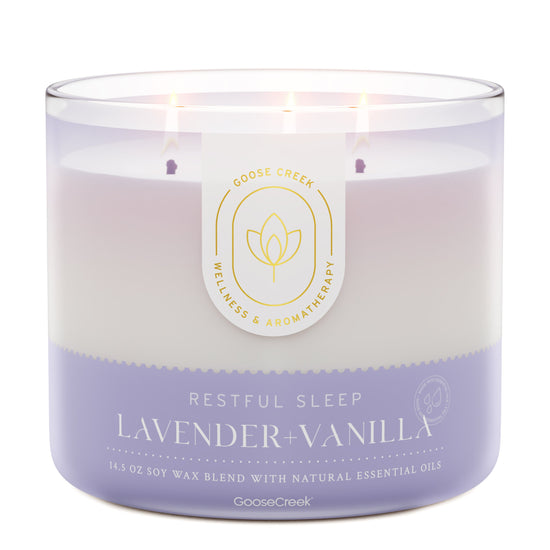 Lavender & Vanilla Aromatherapy 3-Wick Candle