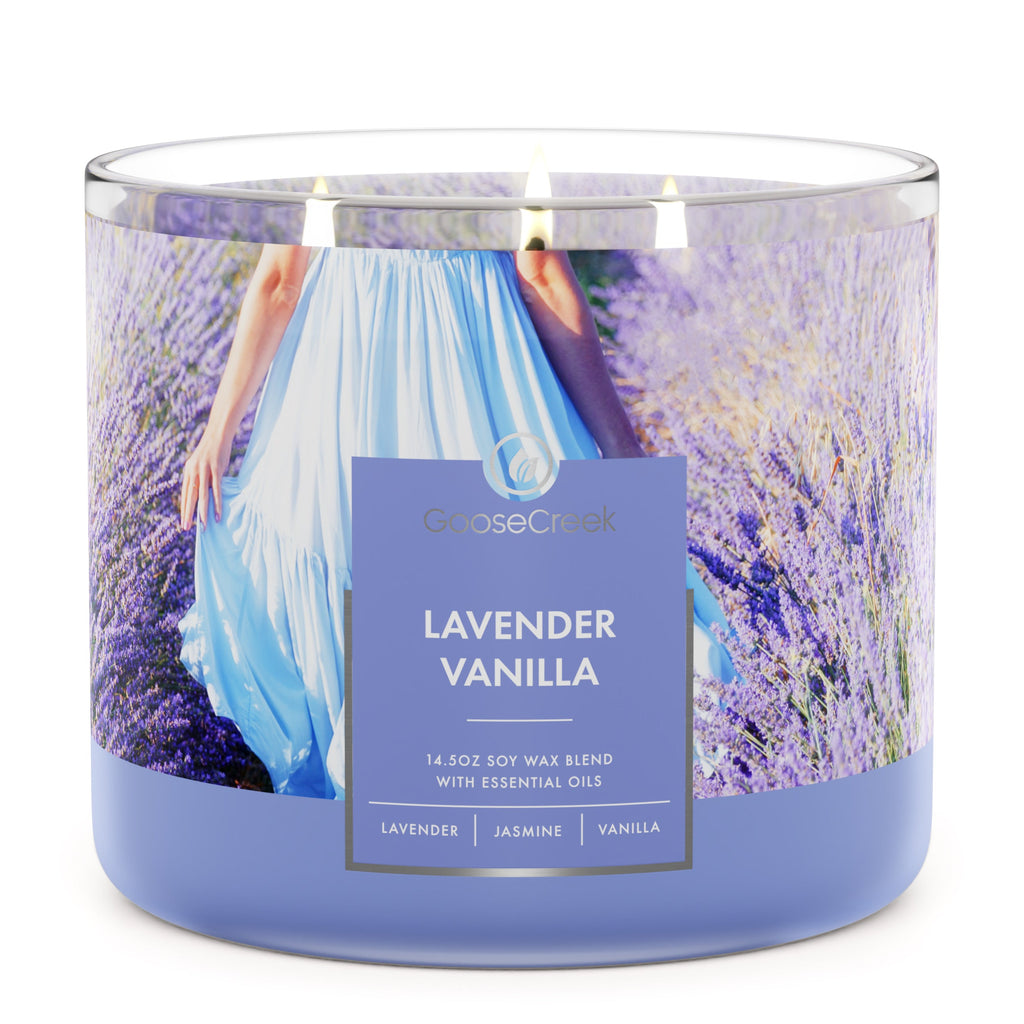 Luxurious Lavender Vanilla 3-Wick Candle - Relaxing and Blissful  Aromatherapy for Your Home – Goose Creek Candle
