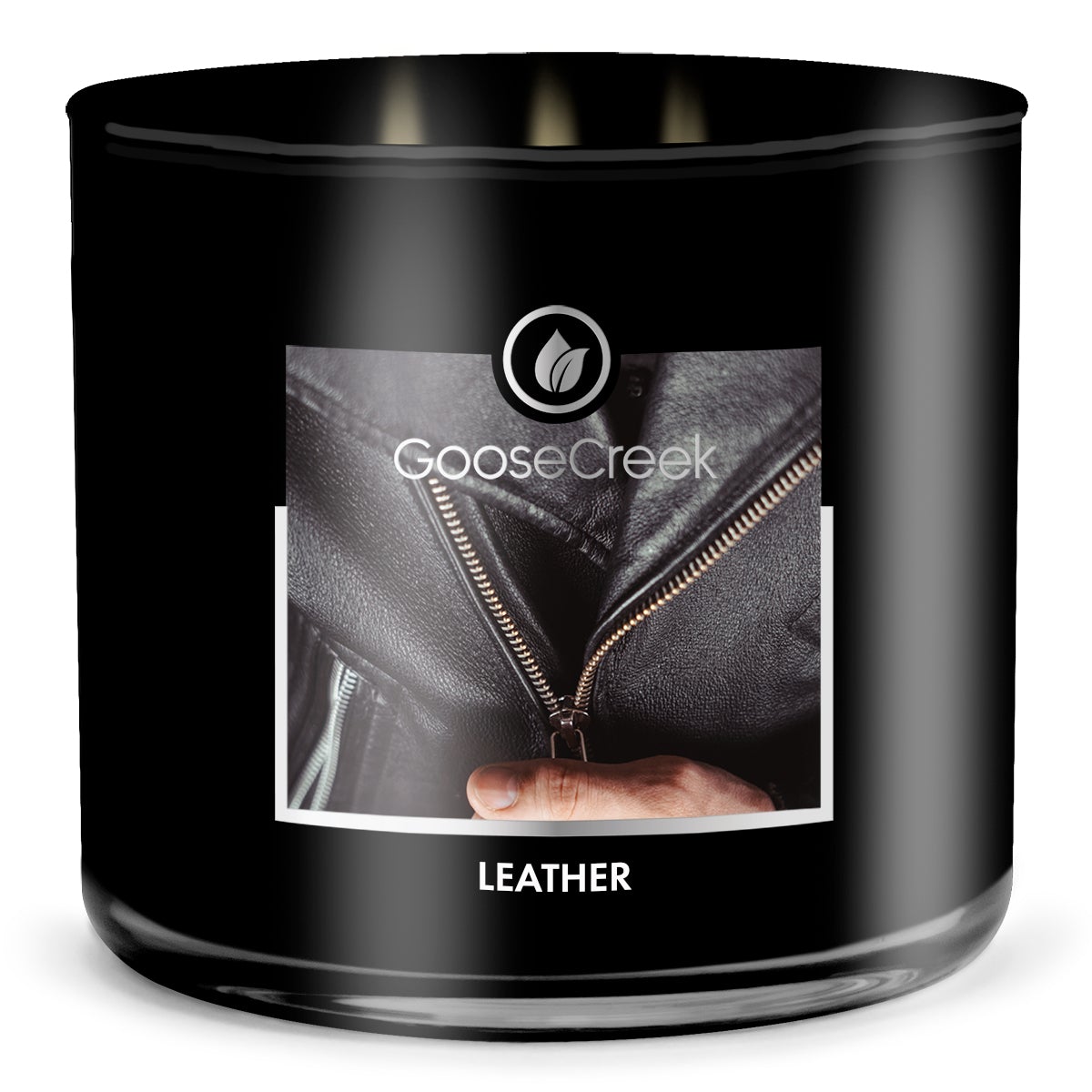 Leather Large 3-Wick Candle