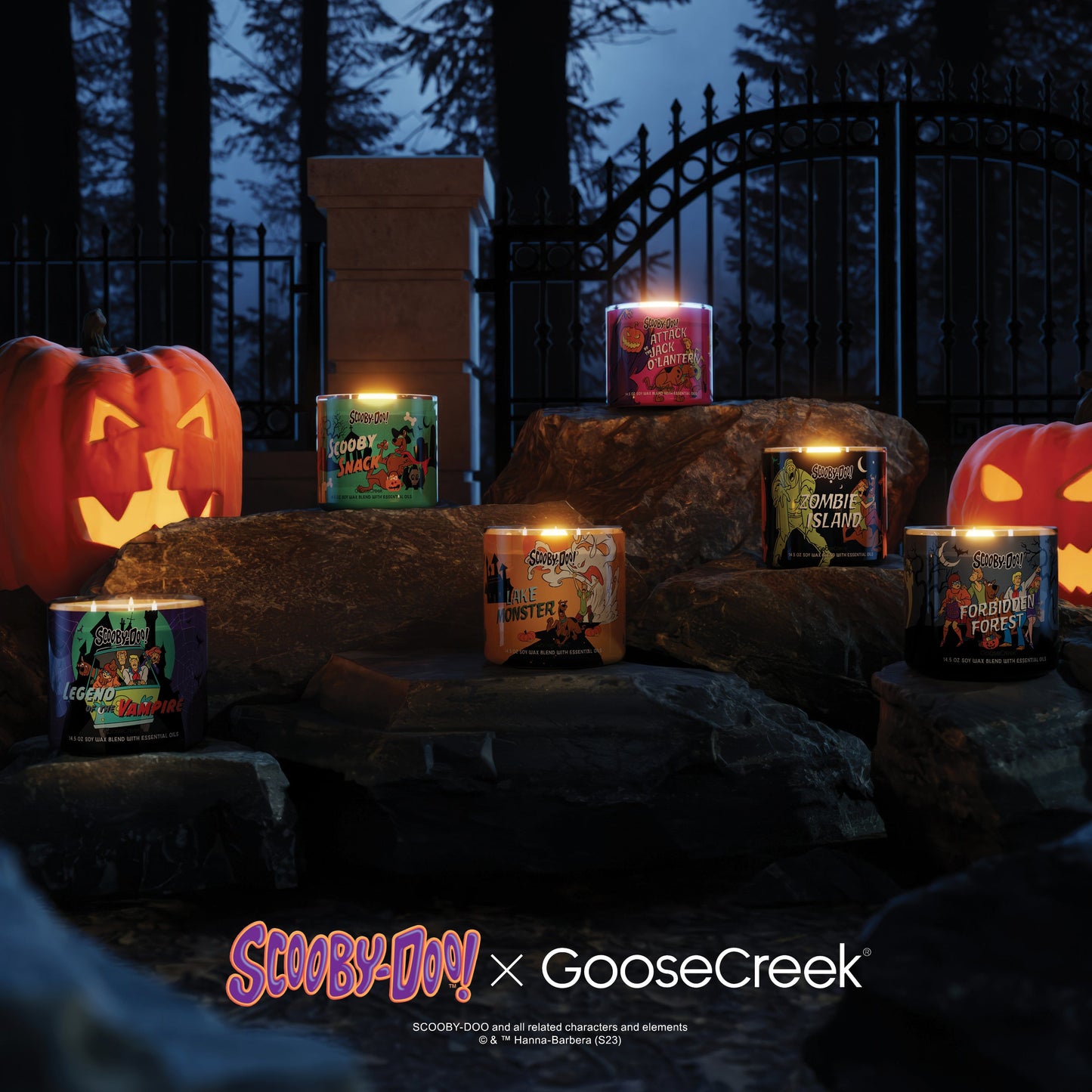 Legend of the Vampire 3-Wick Scooby-Doo Candle
