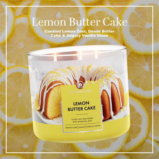 Lemon Butter Cake 3-Wick Candle