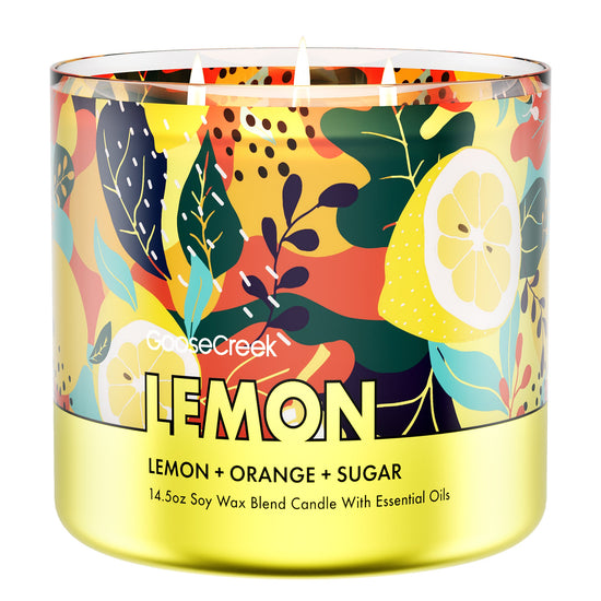 Load image into Gallery viewer, Lemon Large 3-Wick Candle
