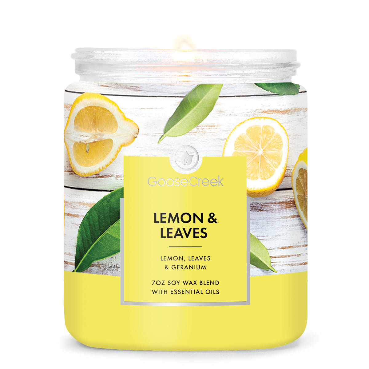 Lemon & Leaves 7oz Single Wick Candle