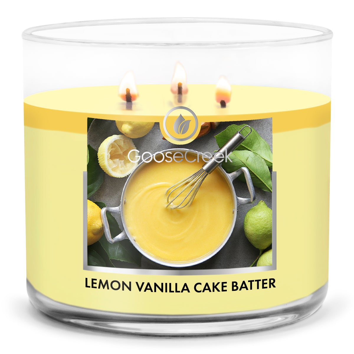 Lemon Vanilla Cake Batter Large 3-Wick Candle