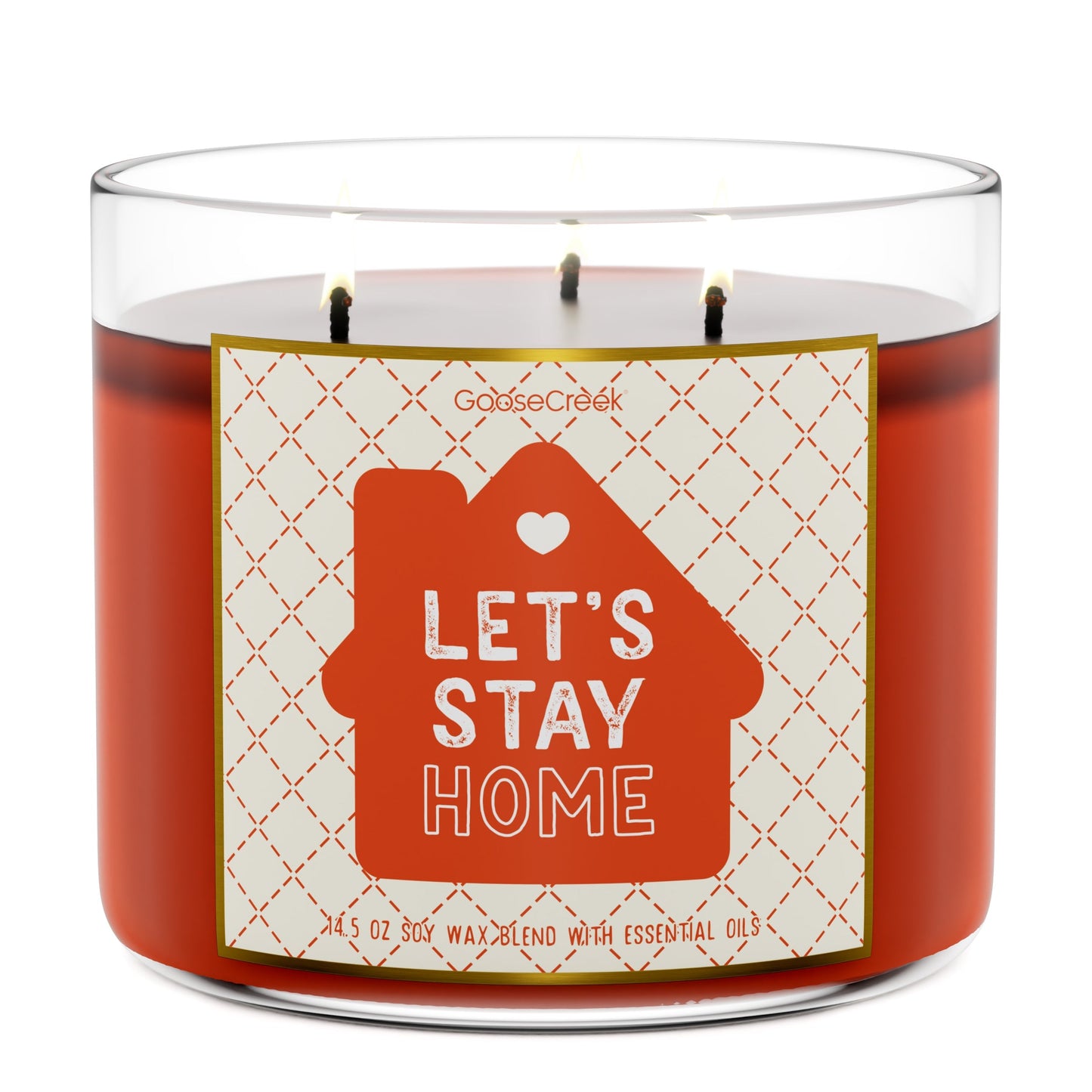 Let's Stay Home 3-Wick Candle