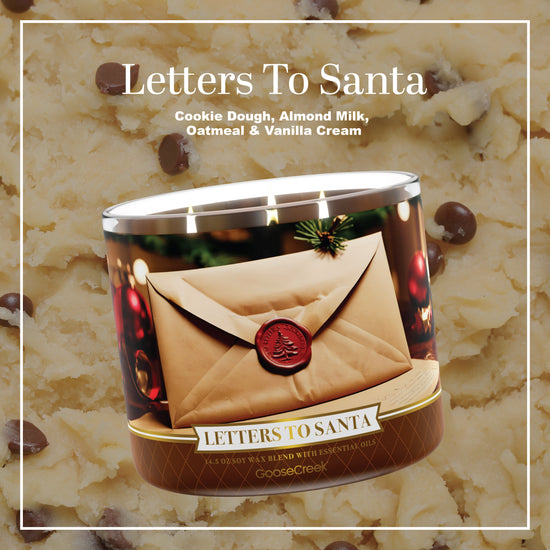 Letters to Santa 3-Wick Candle