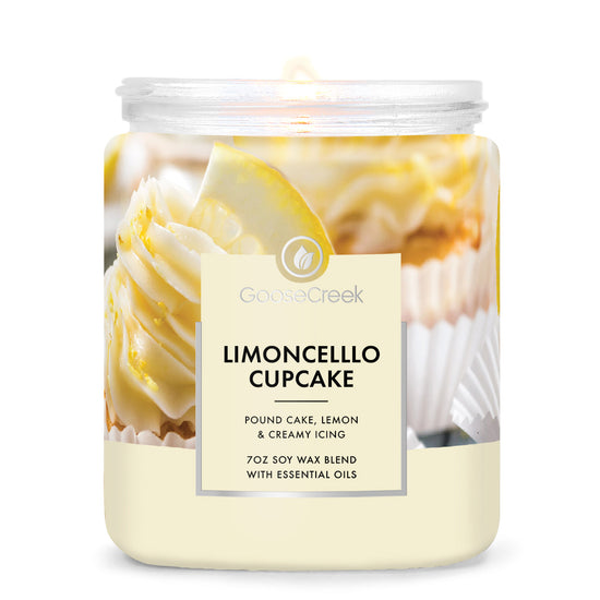 Load image into Gallery viewer, Limoncello Cupcake 7oz Single Wick Candle
