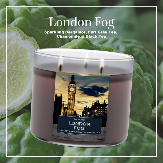 London Fog Large 3-Wick Candle