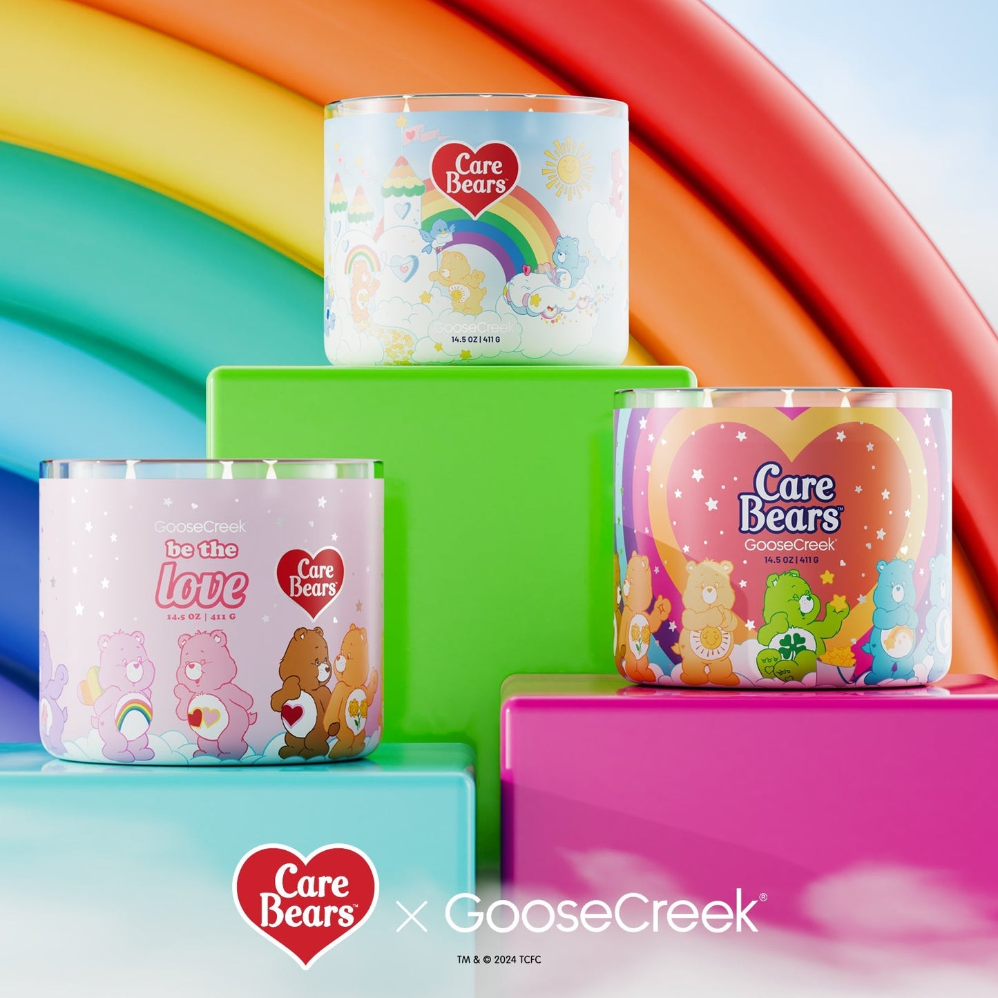 Love Care Bears 3-Wick Candle