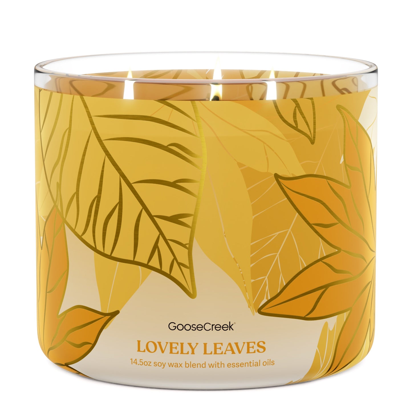 Lovely Leaves 3-Wick Candle