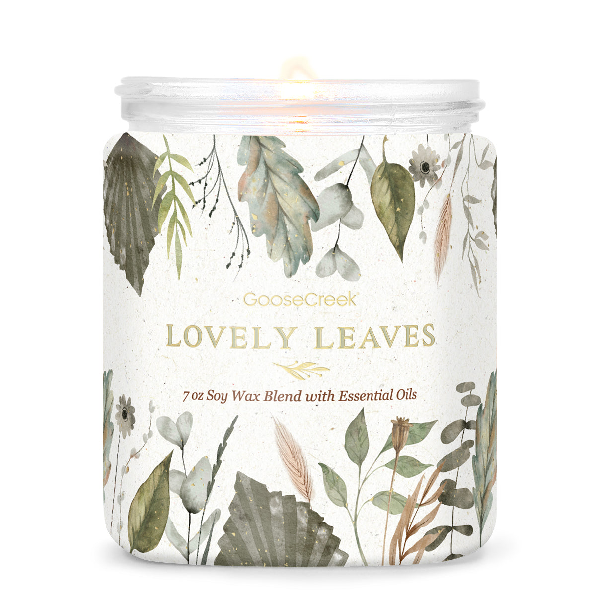 Load image into Gallery viewer, Lovely Leaves 7oz Single Wick Candle
