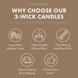 Load image into Gallery viewer, Luscious Pistachio 3-Wick Candle

