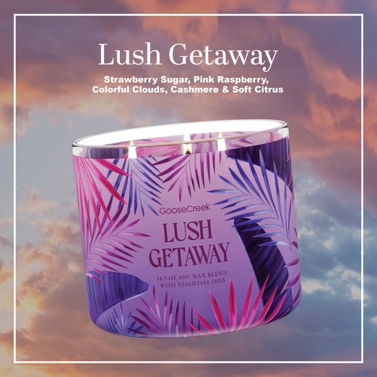 Lush Getaway Large 3-Wick Candle