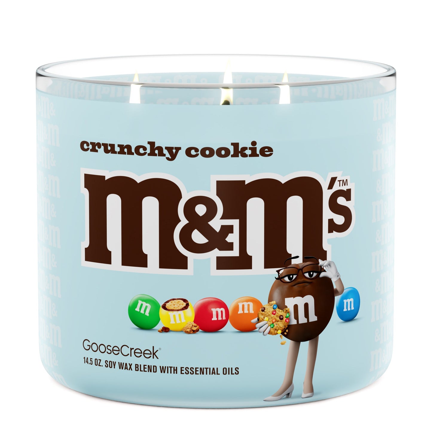 M&M'S Crunchy Cookie 3-Wick Candle