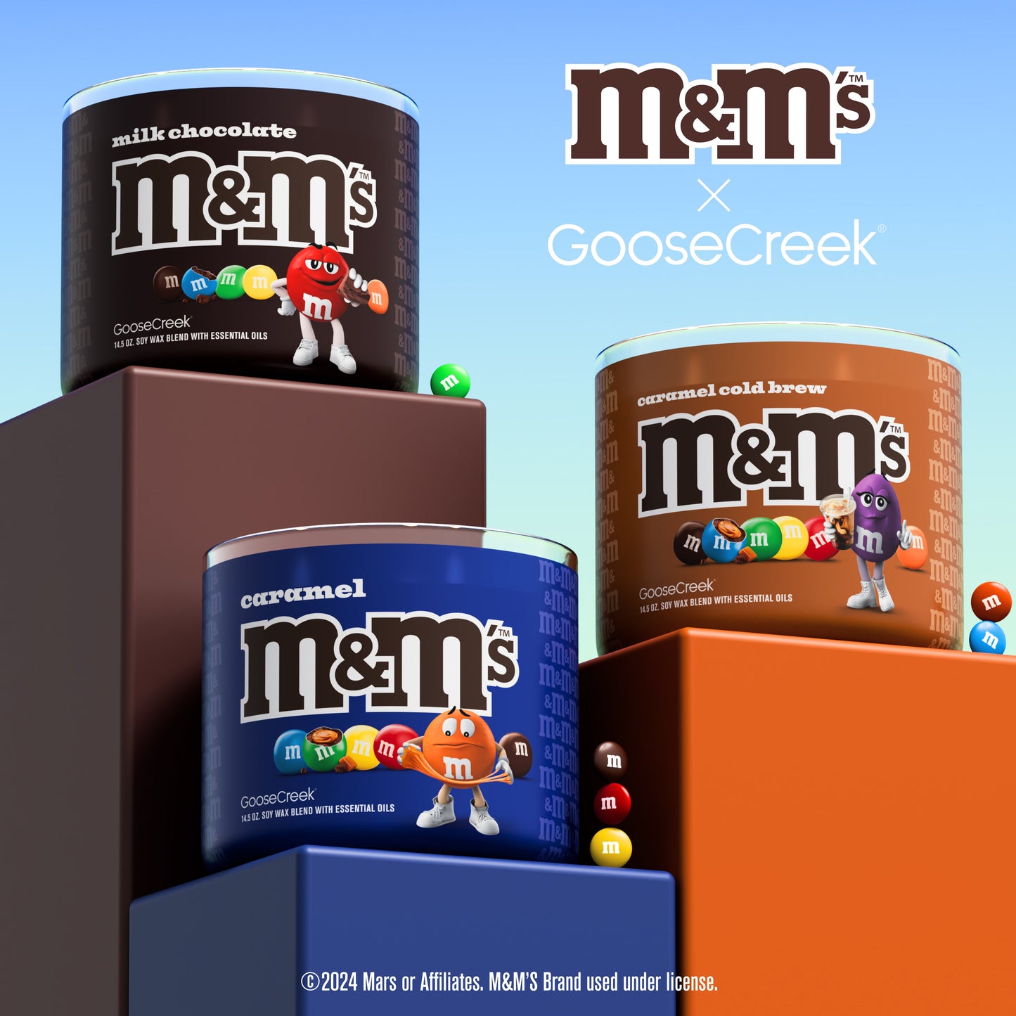 M&M'S Milk Chocolate 3-Wick Candle