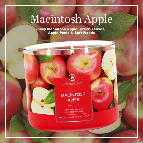 Macintosh Apple 3-Wick Candle