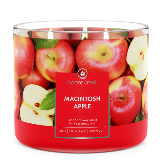 Load image into Gallery viewer, Macintosh Apple Large 3-Wick Candle
