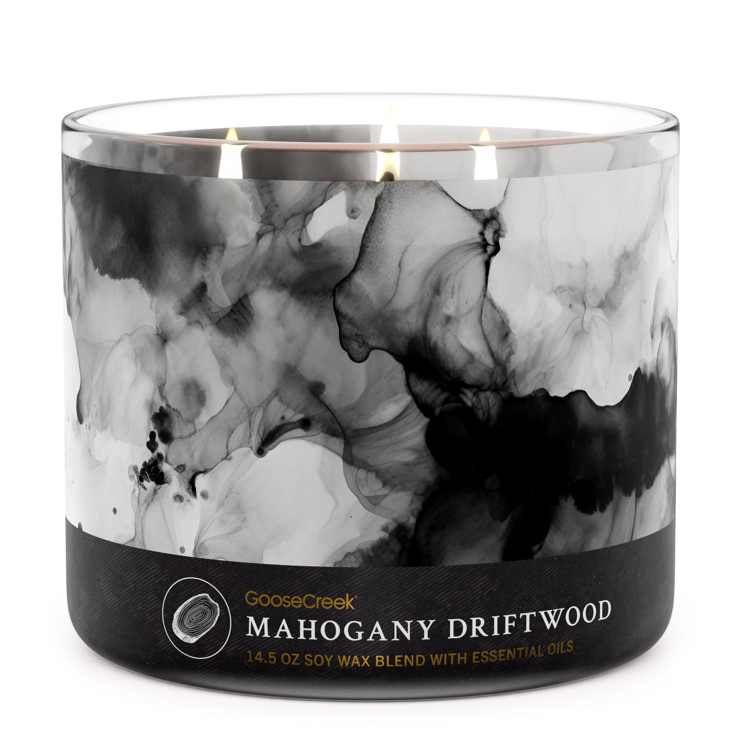 Mahogany Driftwood 3-Wick Candle