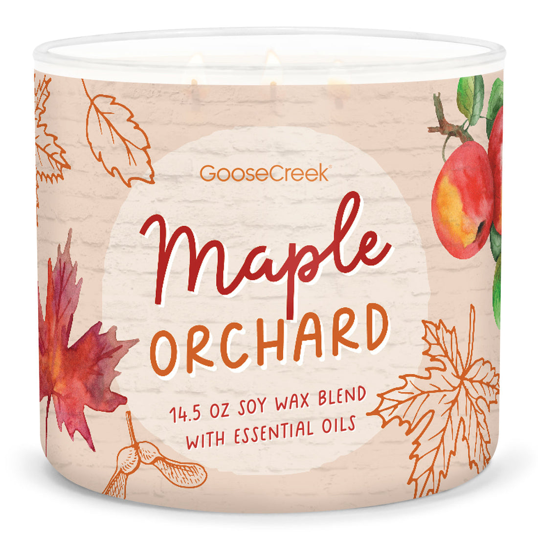 Maple Orchard 3Wick Candle Fill Your Home with Fragrance Goose Creek Candle