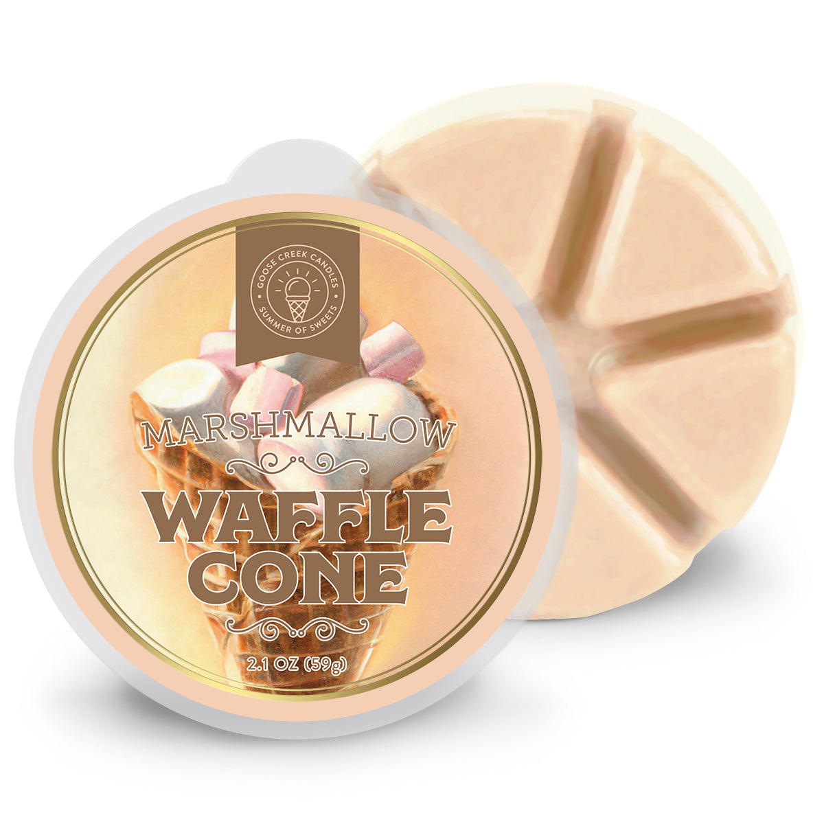 Marshmallow Waffle Cone Wax Melt