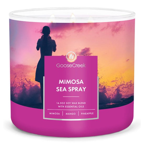 Load image into Gallery viewer, Mimosa Sea Spray Large 3-Wick Candle
