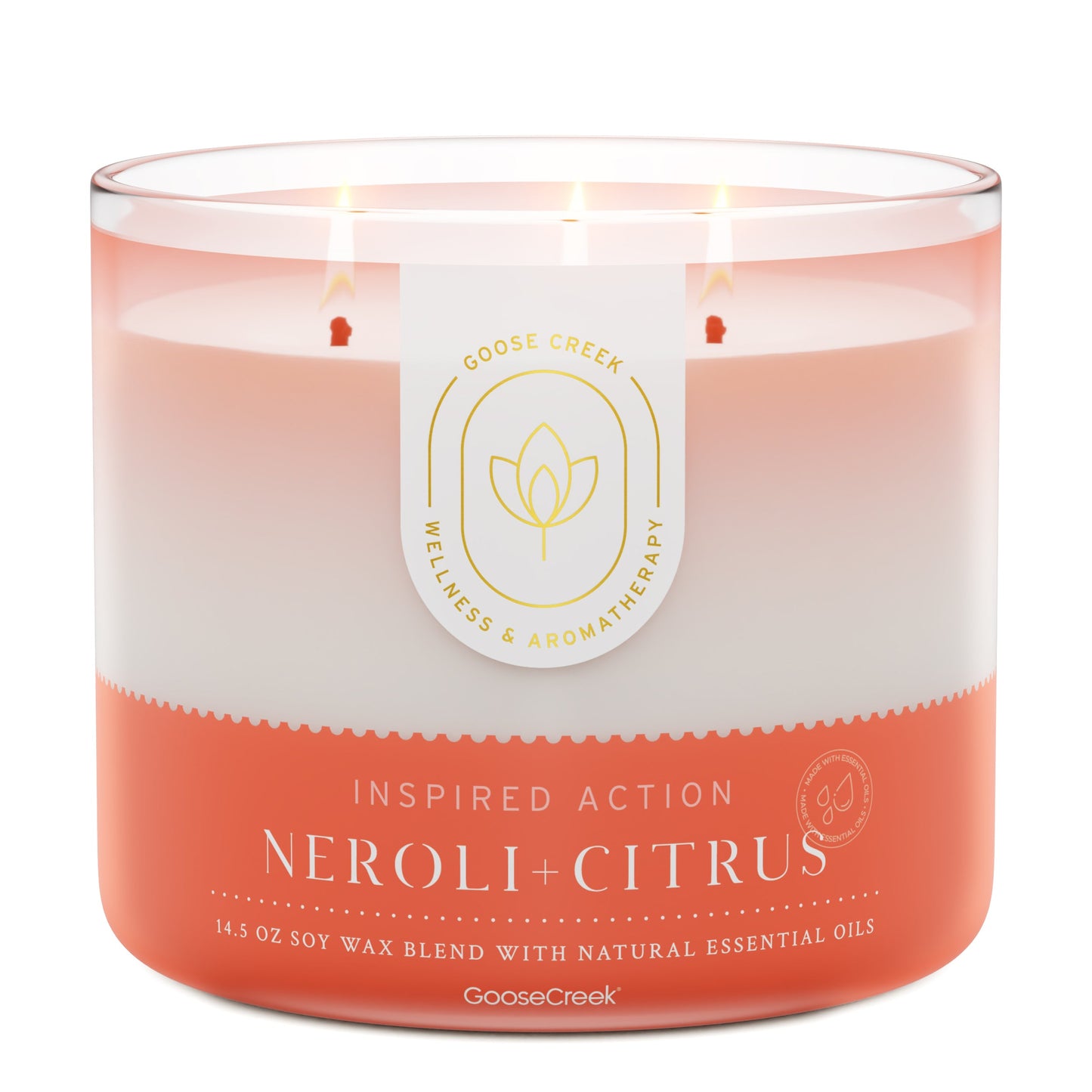 Neroli & Citrus Aromatherapy 3-Wick Candle