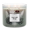 Odor Eliminating - Cool Rain Drops 3-Wick Candle