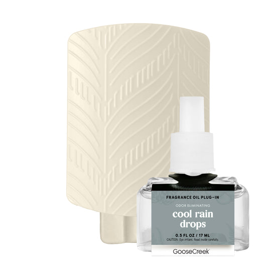 Odor Eliminating Cool Rain Drops Plug-in & Refill Bundle