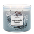 Load image into Gallery viewer, Odor Eliminating Cotton Vanilla Breeze 3-Wick Candle
