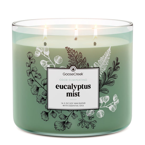 Odor Eliminating Eucalyptus Mist 3-Wick Candle