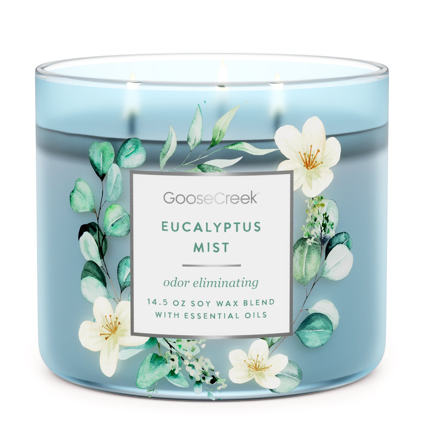 Odor Eliminating - Eucalyptus Mist Large 3-Wick Candle