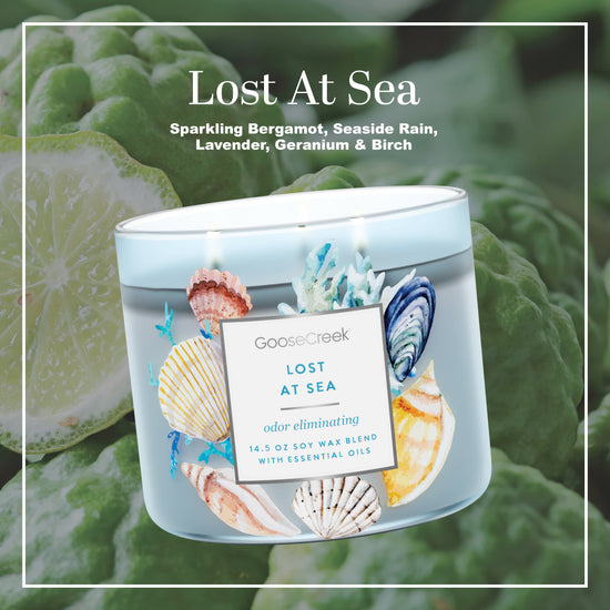 Odor Eliminating - Lost at Sea 3-Wick Candle