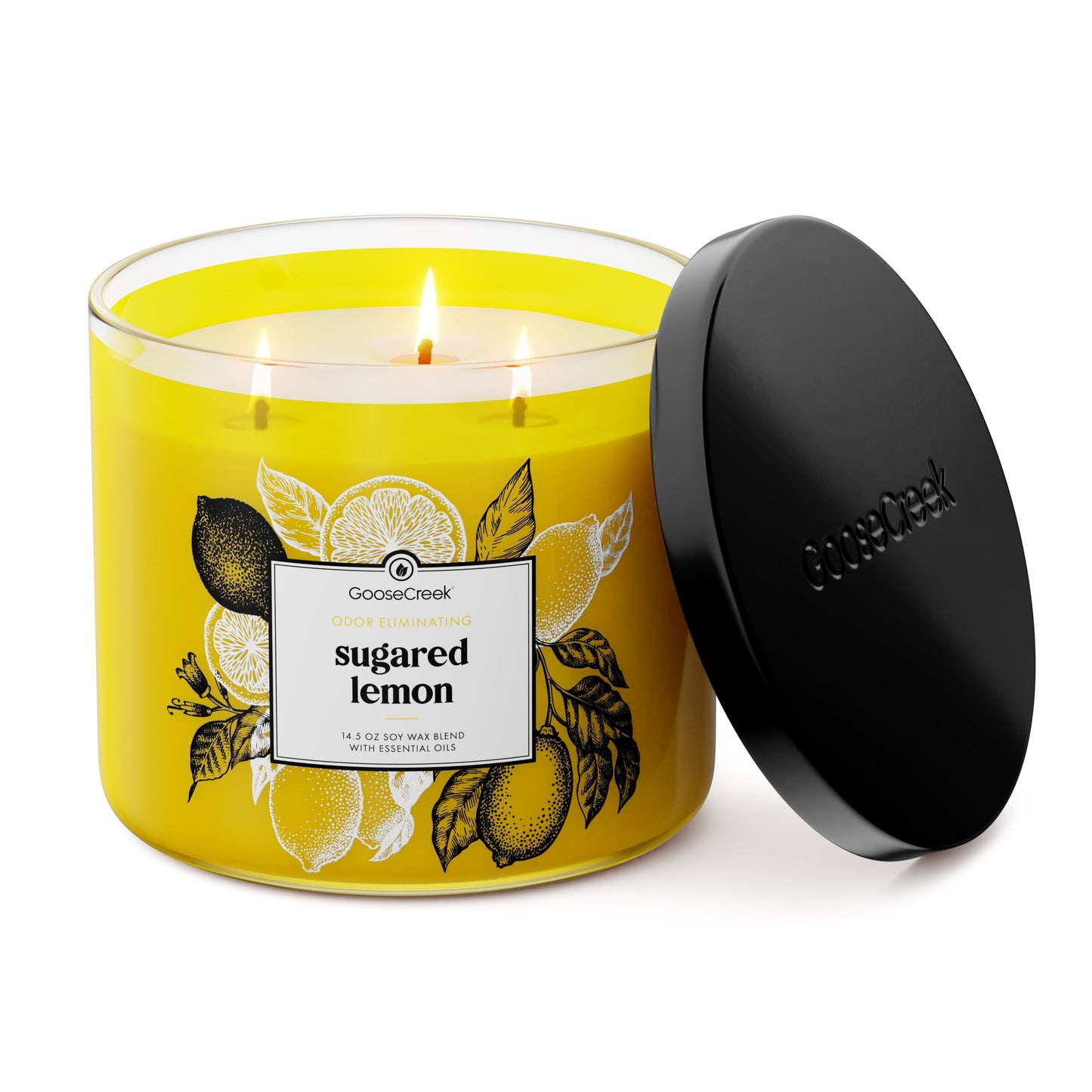 Odor Eliminating Sugared Lemon 3-Wick Candle