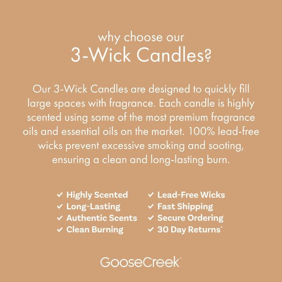 Odor Eliminating - Teakwood 3-Wick Candle