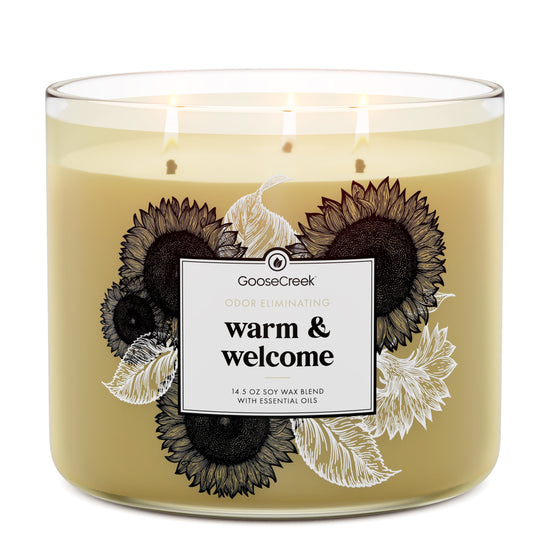 Odor Eliminating Warm & Welcome 3-Wick Candle