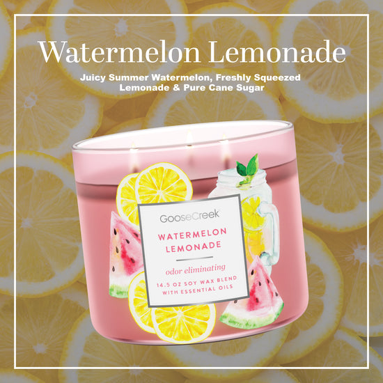 Odor Eliminating - Watermelon Lemonade 3-Wick Candle